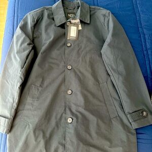 Men’s single breasted twill Mac navy-XL